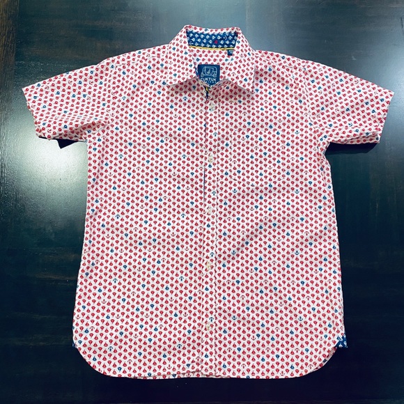 TukTuk SAILBOATS RED - BOYS SHORT SLEEVE Size 7-8 - Picture 3 of 11